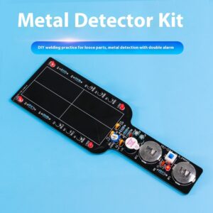 DIY Handheld Metal Detector Kit with Dual LED & Buzzer Alarm