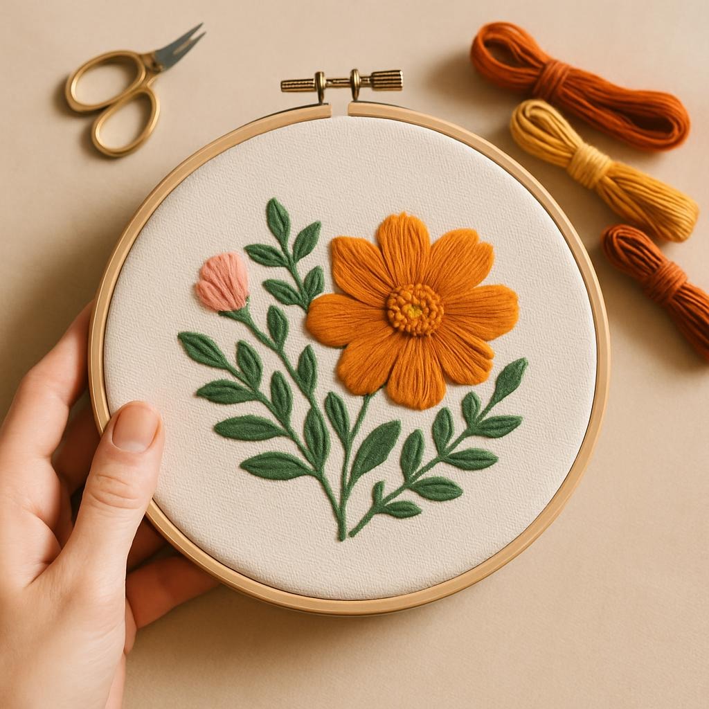 Stitch Your Way to Stillness: The Calming Power of Embroidery